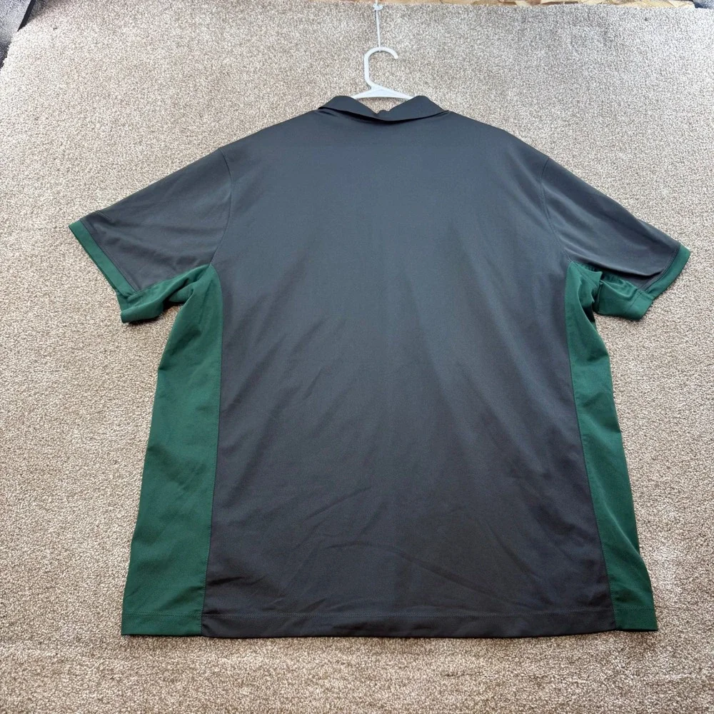 Nike NFL Equipment Green Bay Packers Dri-FIT Training Polo Mens XXL Grey Green